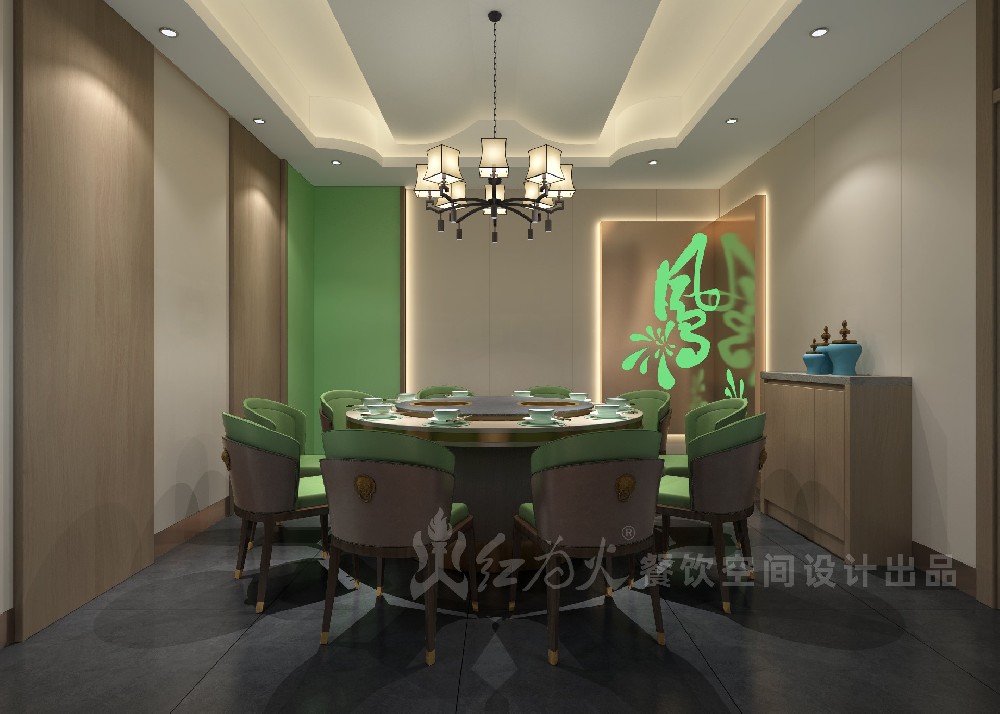 餐廳設計:李記豬肚雞南寧店,打破刻板印象